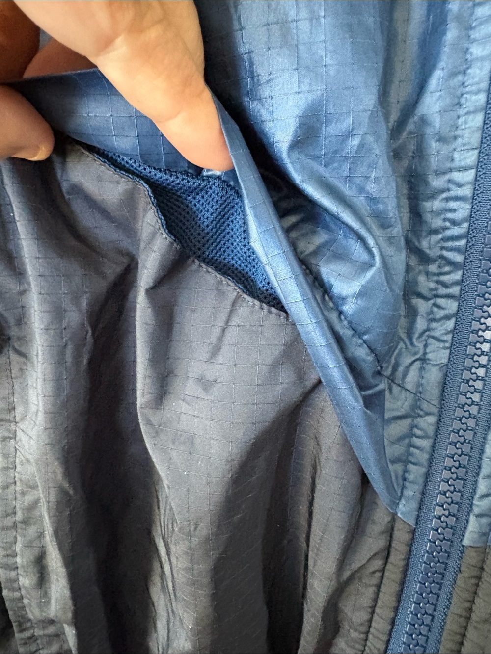 Nike Blue and Navy Windbreaker Utility Jacket - Picture 5 of 8